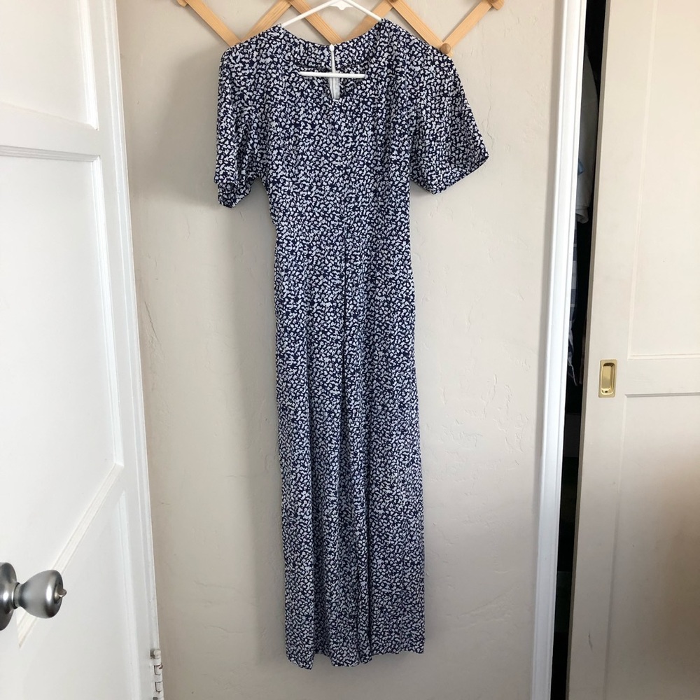 Vintage wide leg cropped jumpsuit - Picture 3 of 5
